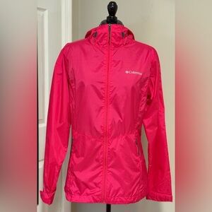 EUC Columbia Vibrant Pink Outdoor Jacket